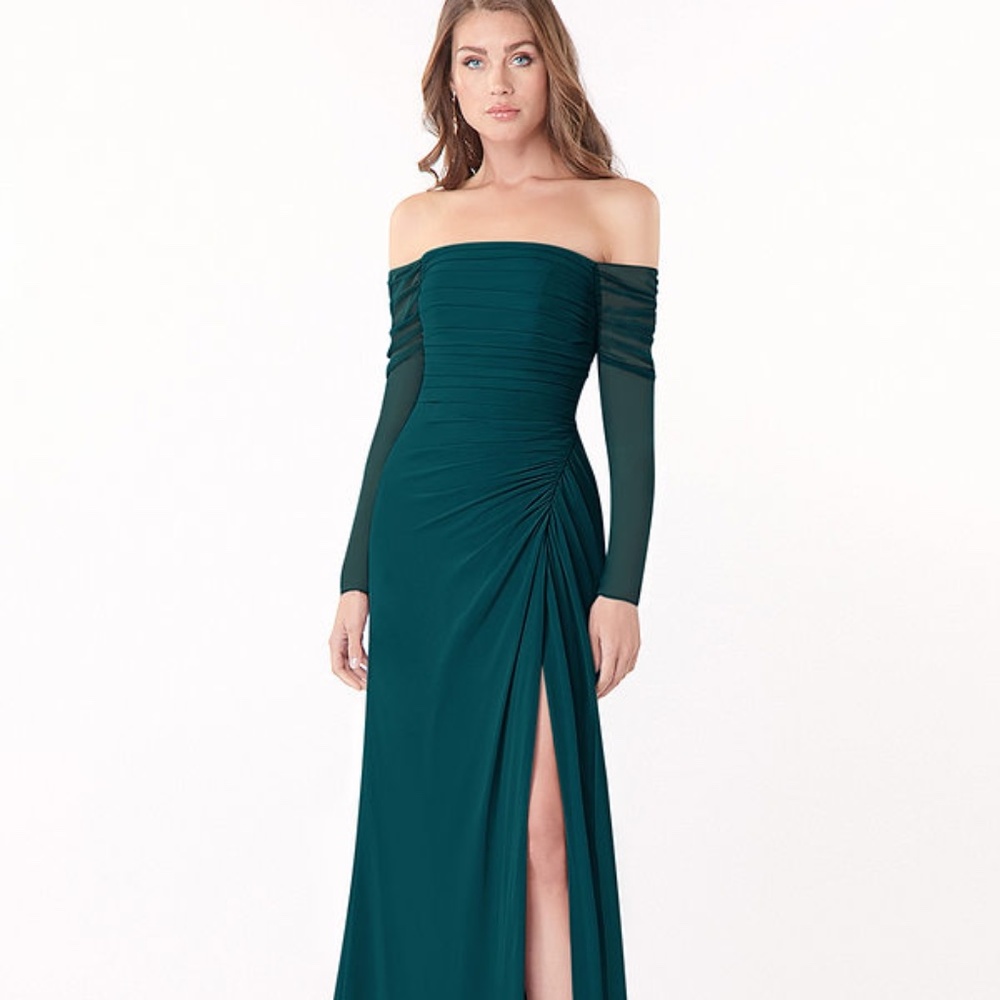 NWT size 14 Azazie floor length gown - perfect wedding guest or bridesmaid dress